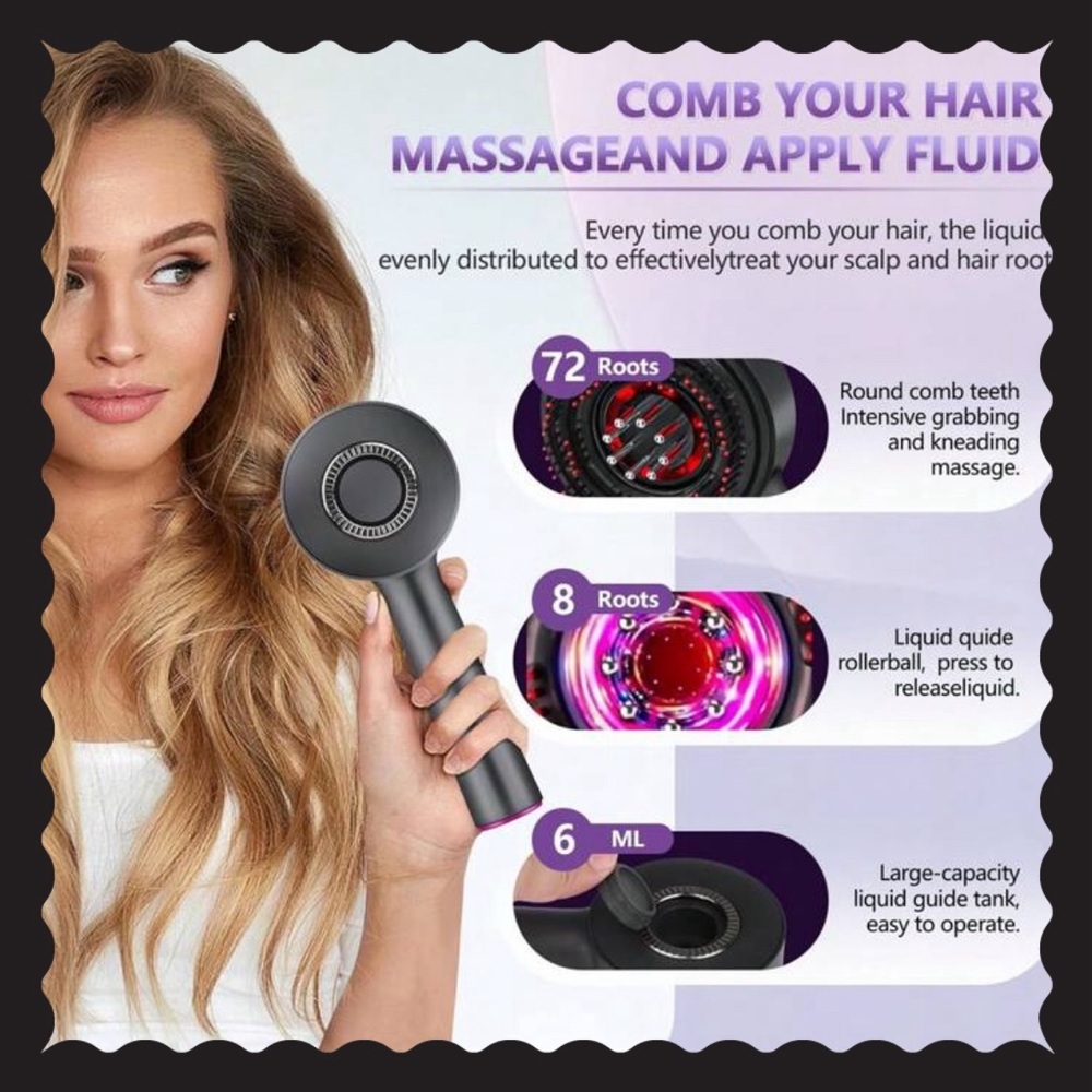 🚨🪮💆🏻‍♀️ {Red Light Therapy/Massage Comb}